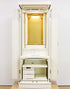 Soka Gakkai Furniture-style Buddhist Altar "Akane" Available in 4 colors Made in Japan Rainbow Gold Cabinet Compatible with Permanent Gohonzon